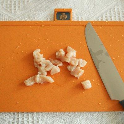 孜然杏鲍菇丁家常做法(好吃的爆炸的杏鲍菇炒鸡丁)