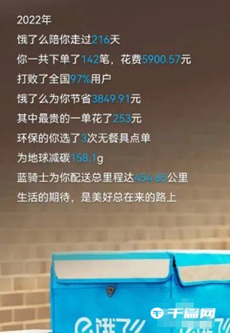 《饿了么》2022年度账单怎么看