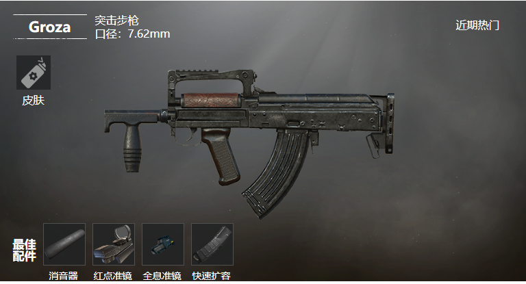 《和平精英》Groza突击步枪武器测评