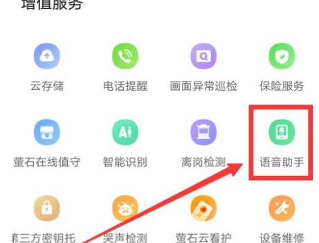 《萤石云视频》怎么开通语音助手服务