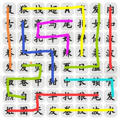 《汉字找茬王》女生出门发型通关攻略