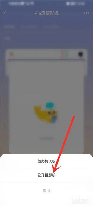 《戏鲸》怎么公开留影机