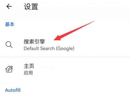 《kiwi浏览器》怎么设置搜索引擎