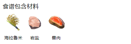 《塞尔达传说：王国之泪》兽肉盖饭料理配方一览