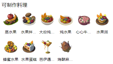 《王国之泪》酥麻水果在哪