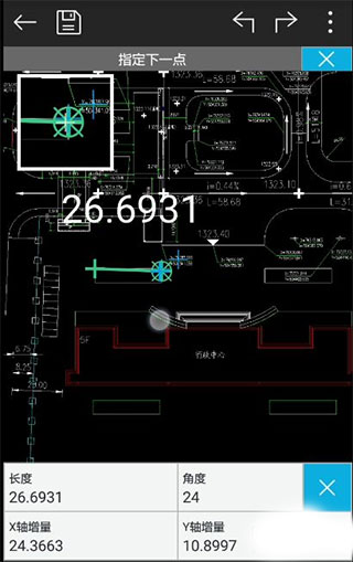 《CAD看图王》怎么测量长度