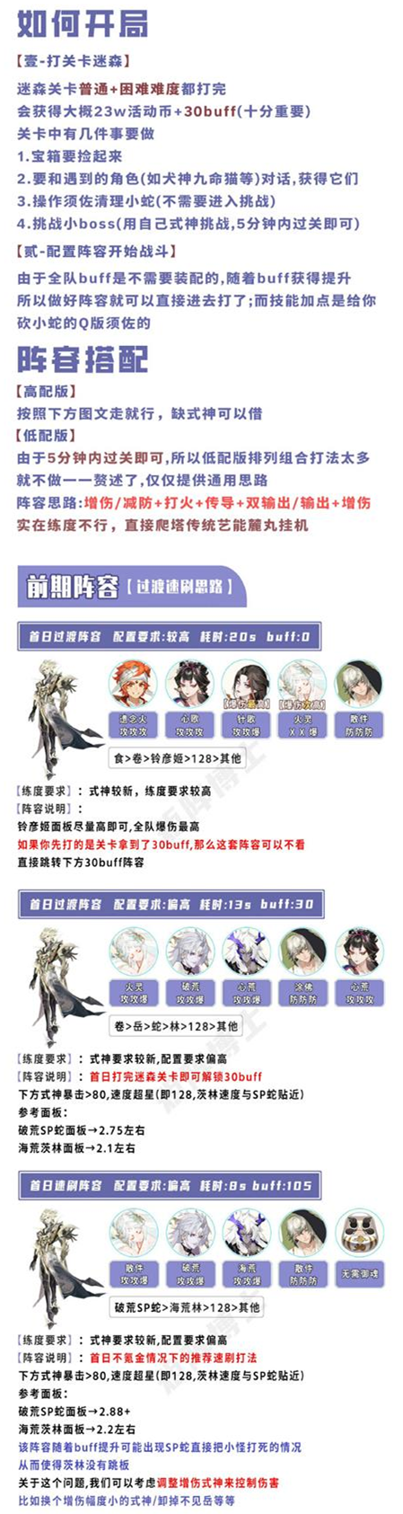 《阴阳师》千年之守神武行挂机阵容推荐