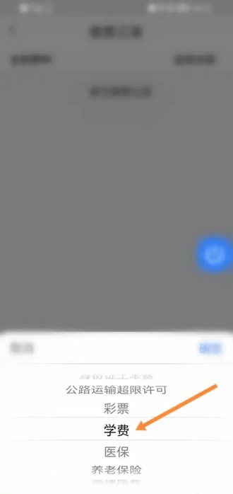 《辽事通》怎么查看学费缴费记录