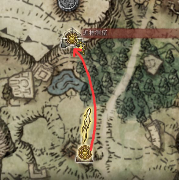 《艾尔登法环》宁姆格福洞窟位置路线图介绍