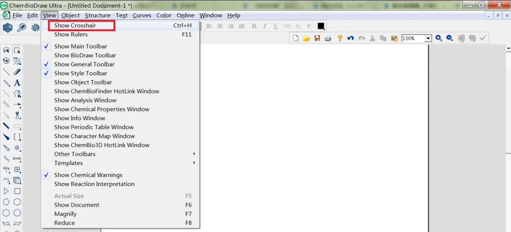 《chemdraw》怎么调出网格线