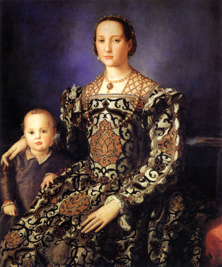 布龙齐诺作品:托莱多母子