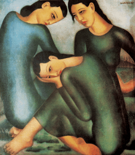 庞薰琹作品《时代的女儿》