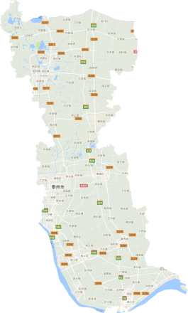 泰州市地形图
