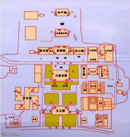 灵隐寺景区浏览图 灵隐寺景区浏览图