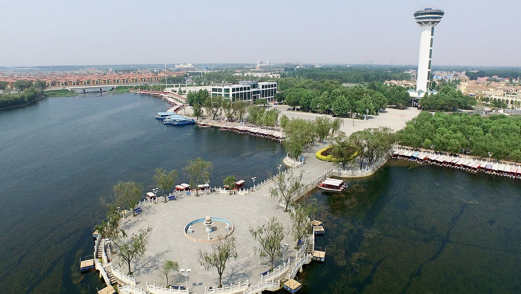 白洋淀东北部雄县温泉城一带水域