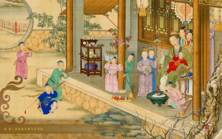 乾隆岁朝图 乾隆岁朝图