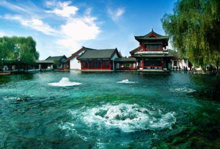 百脉泉公园——梅花泉 百脉泉公园——梅花泉