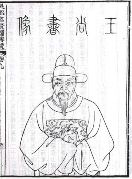 王世贞半身像
王世贞半身像