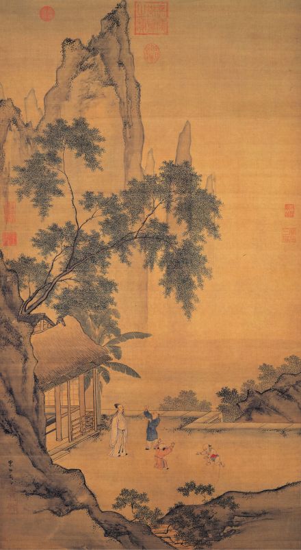 明周臣绘《杨万里诗意图》 明周臣绘《杨万里诗意图》