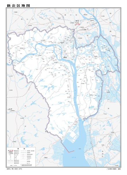 新会区地图 新会区地图