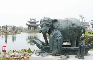 曹冲称象雕塑 曹冲称象雕塑