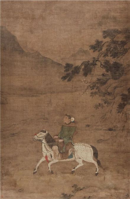 据说为刘贯道所绘的《元世祖驭马图》
据说为刘贯道所绘的《元世祖驭马图》