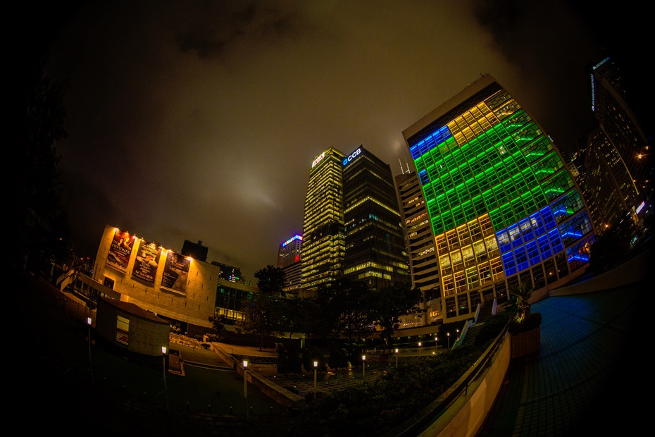 香港大会堂夜景