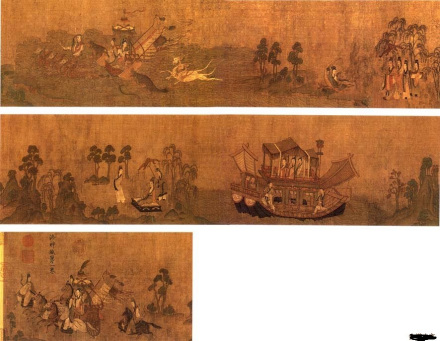 东晋 顾恺之《洛神赋图》 东晋 顾恺之《洛神赋图》