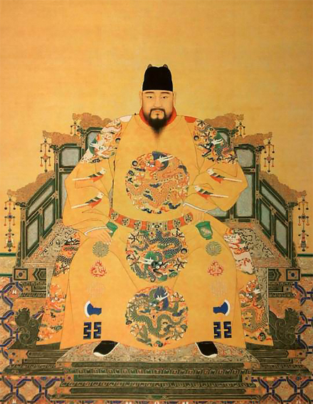 明英宗坐像轴 明英宗坐像轴