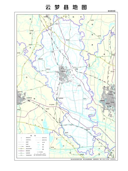 云梦县地图 云梦县地图