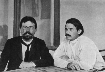 契诃夫与高尔基 契诃夫与高尔基