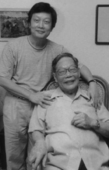 王梦鸥与学生林明德
王梦鸥与学生林明德