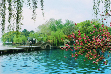 西湖春色 西湖春色