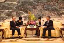 中共中央政治局委员国务院副总理胡春华会见孙大文院士 中共中央政治局委员国务院副总理胡春华会见孙大文院士