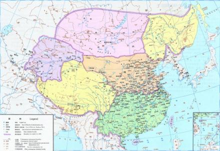 南北朝—北魏末年地图 南北朝—北魏末年地图