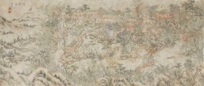 清代罗聘《随园图》 清代罗聘《随园图》