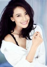 高圆圆湿发裸妆