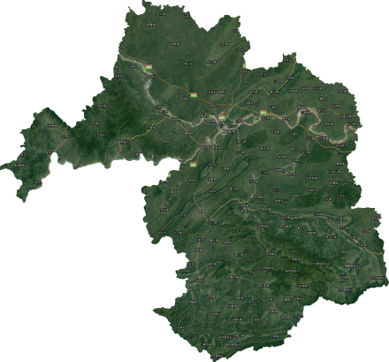 宜宾市卫星图高清版大图