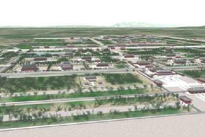 唐朝长安城鸟瞰复原图 唐朝长安城鸟瞰复原图