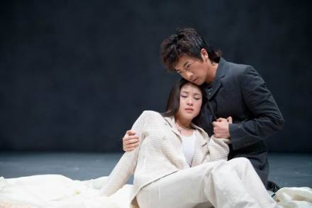 话剧《菊花香》排演现场
话剧《菊花香》排演现场