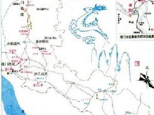 鹿门山地理交通图 鹿门山地理交通图