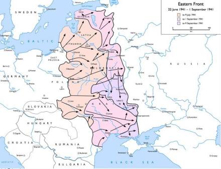 纳粹德国1941年对苏联的入侵 纳粹德国1941年对苏联的入侵