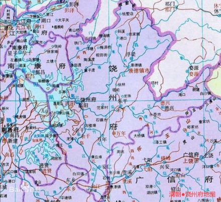饶州府地图 饶州府地图