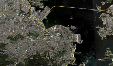 里约热内卢城市卫星图 里约热内卢城市卫星图