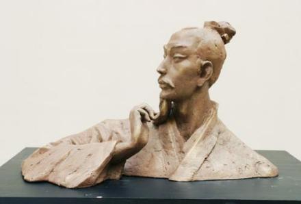 戴复古塑像 戴复古塑像