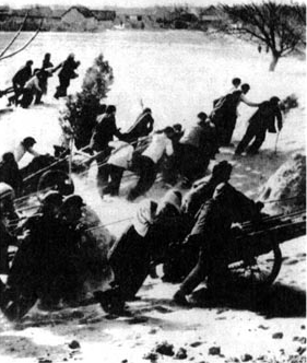 焦裕禄和兰考人民在治理流沙 焦裕禄和兰考人民在治理流沙