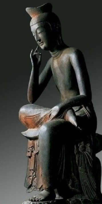 日本思悟式的天冠弥勒菩萨 日本思悟式的天冠弥勒菩萨