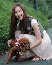 赵允熙热爱动物