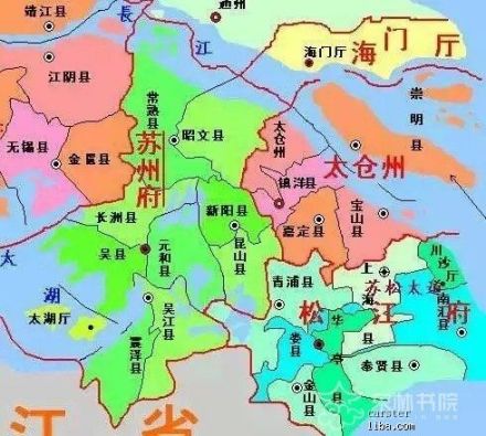 清太仓州地图 清太仓州地图