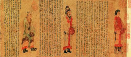 萧绎《职贡图》(局部) 萧绎《职贡图》(局部)